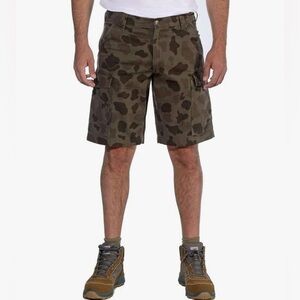 Carhartt mens shorts Rigby Rugged Cargo Camo Short men’s size 40 relaxed fit